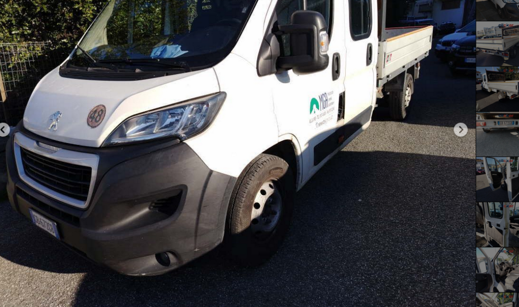 PEUGEOT BOXER 435 L3 2.2 BlueHDi 140cv 7 Posti d.c.+Cassone