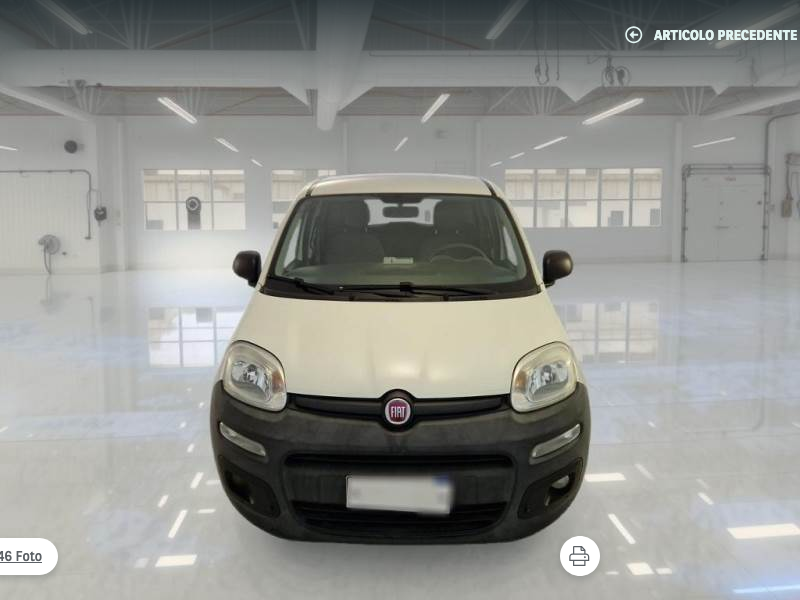 FIAT PANDA VAN 1.3 MJT 80 CV EURO6 SeS 2 POSTI POP